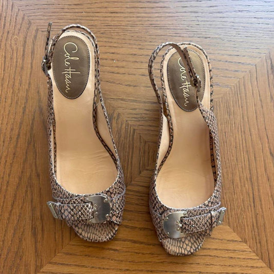 Cole Haan slingback heels 8
