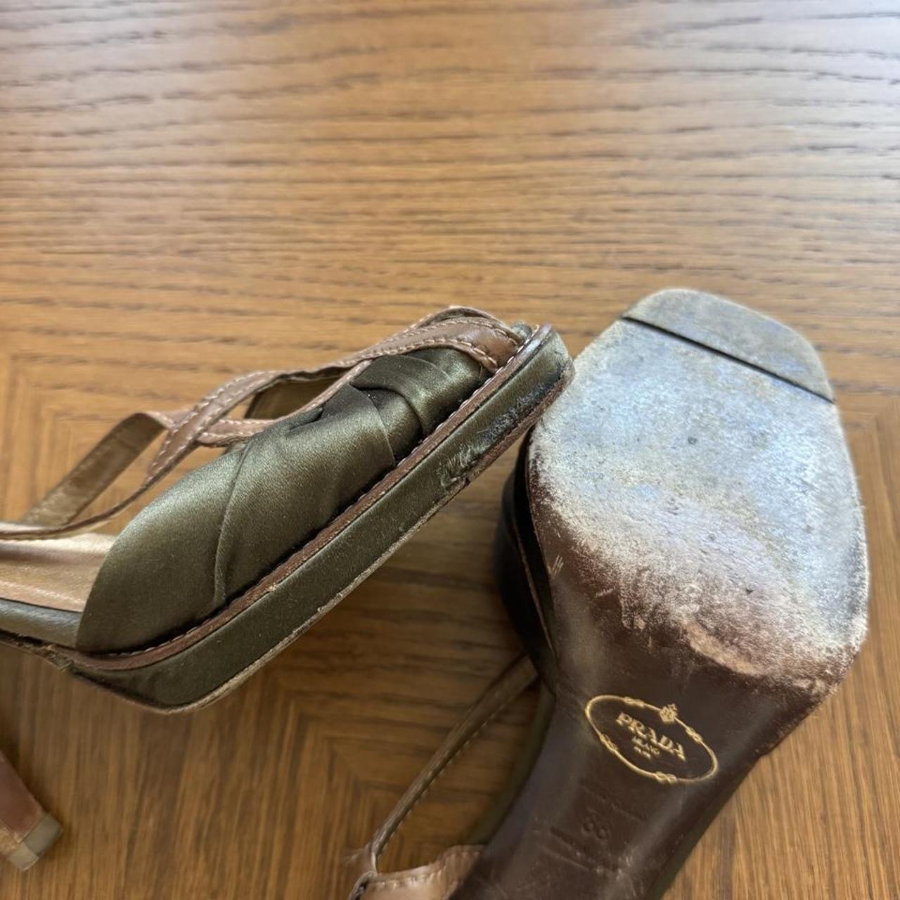 Vintage Prada slingback heels 38