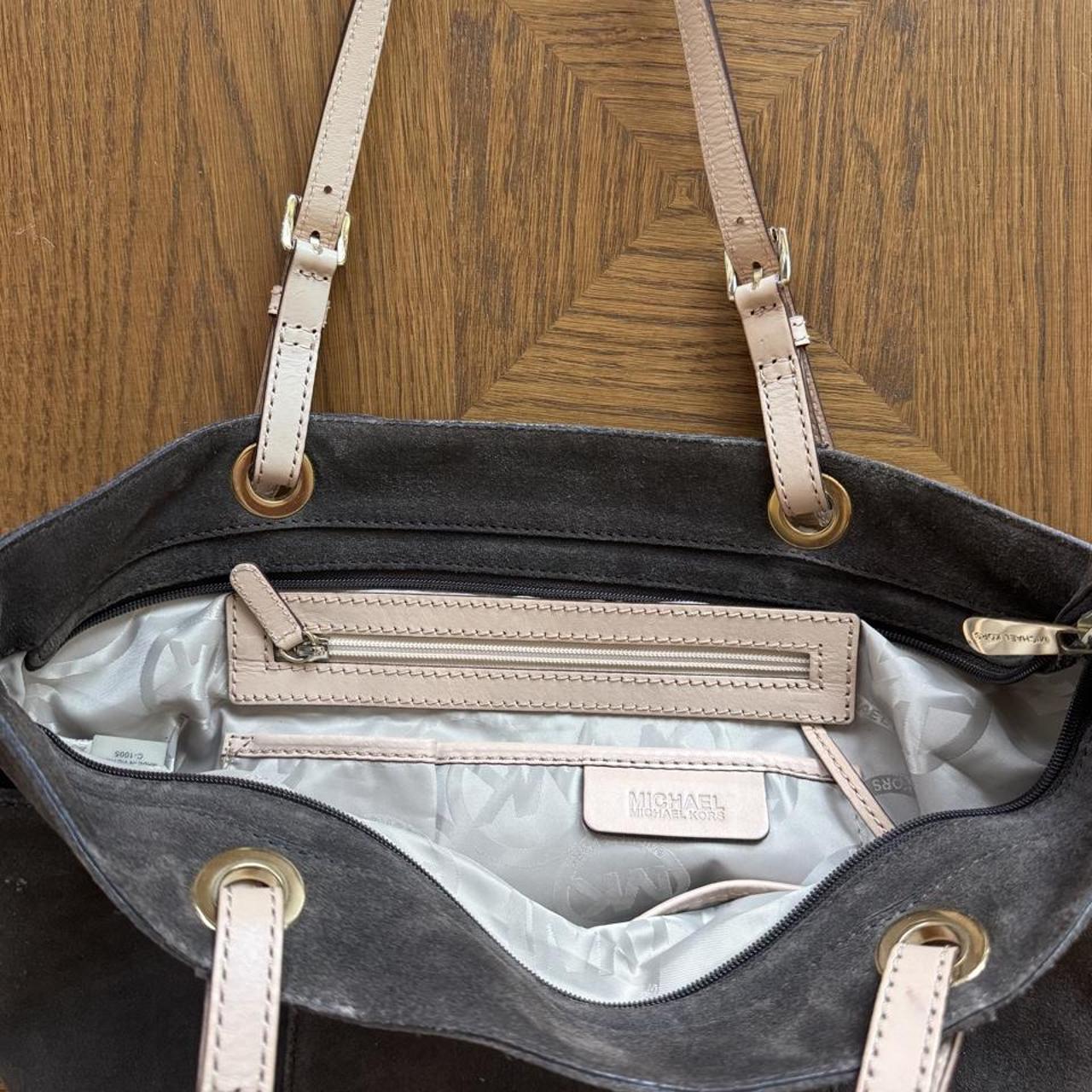 Michael Kors suede tote bag