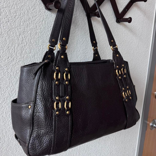 Chocolate brown Cole Haan Village bag