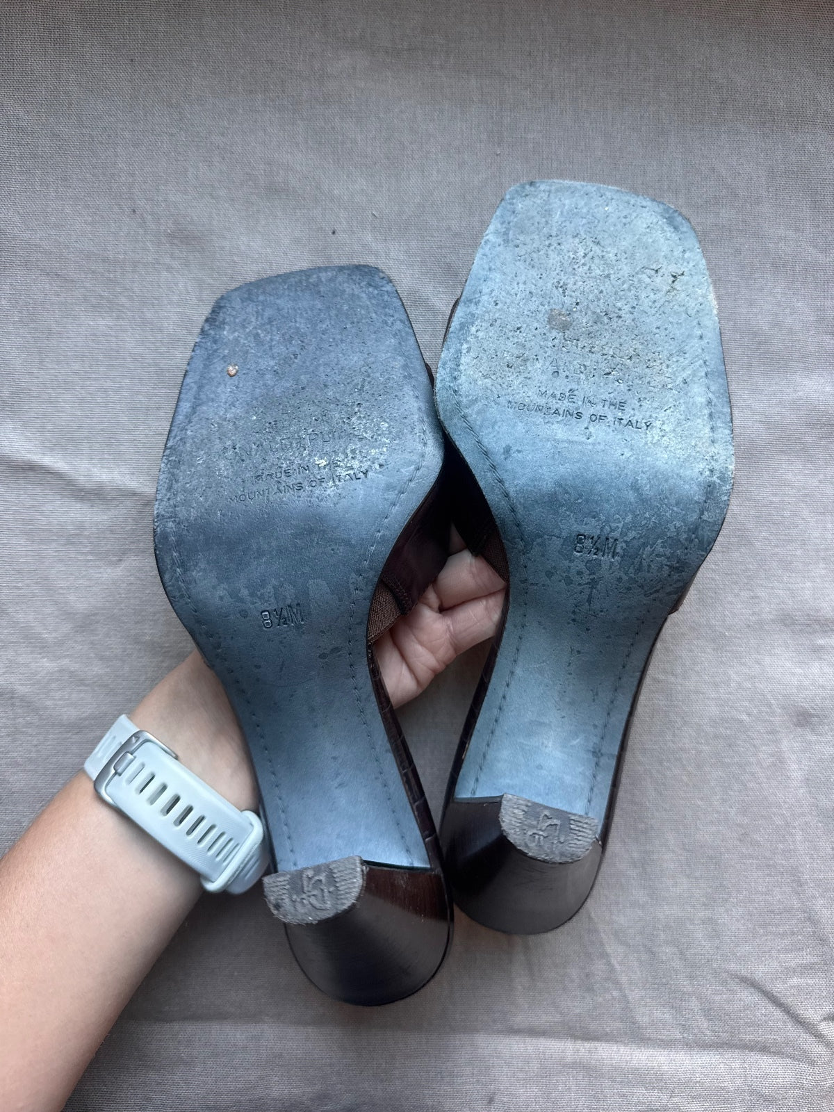 Donald J. Pliner couture leather heels 8.5