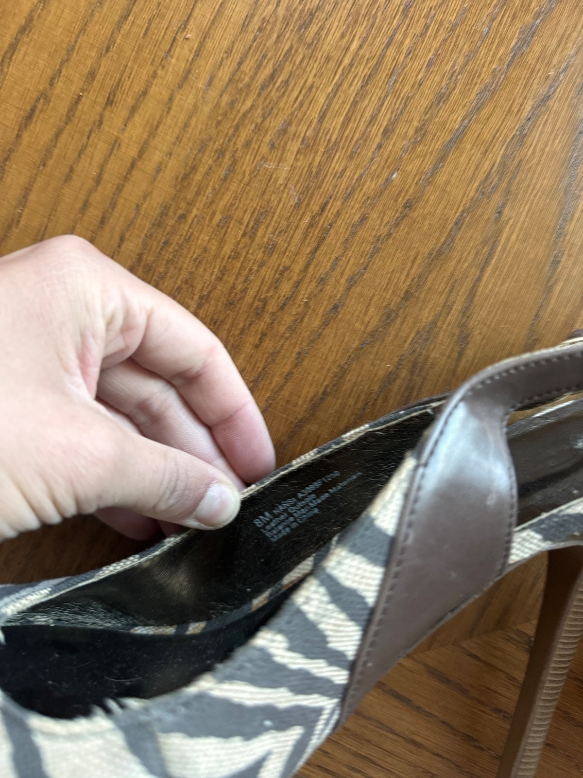 Sam Edelman zebra platform heels