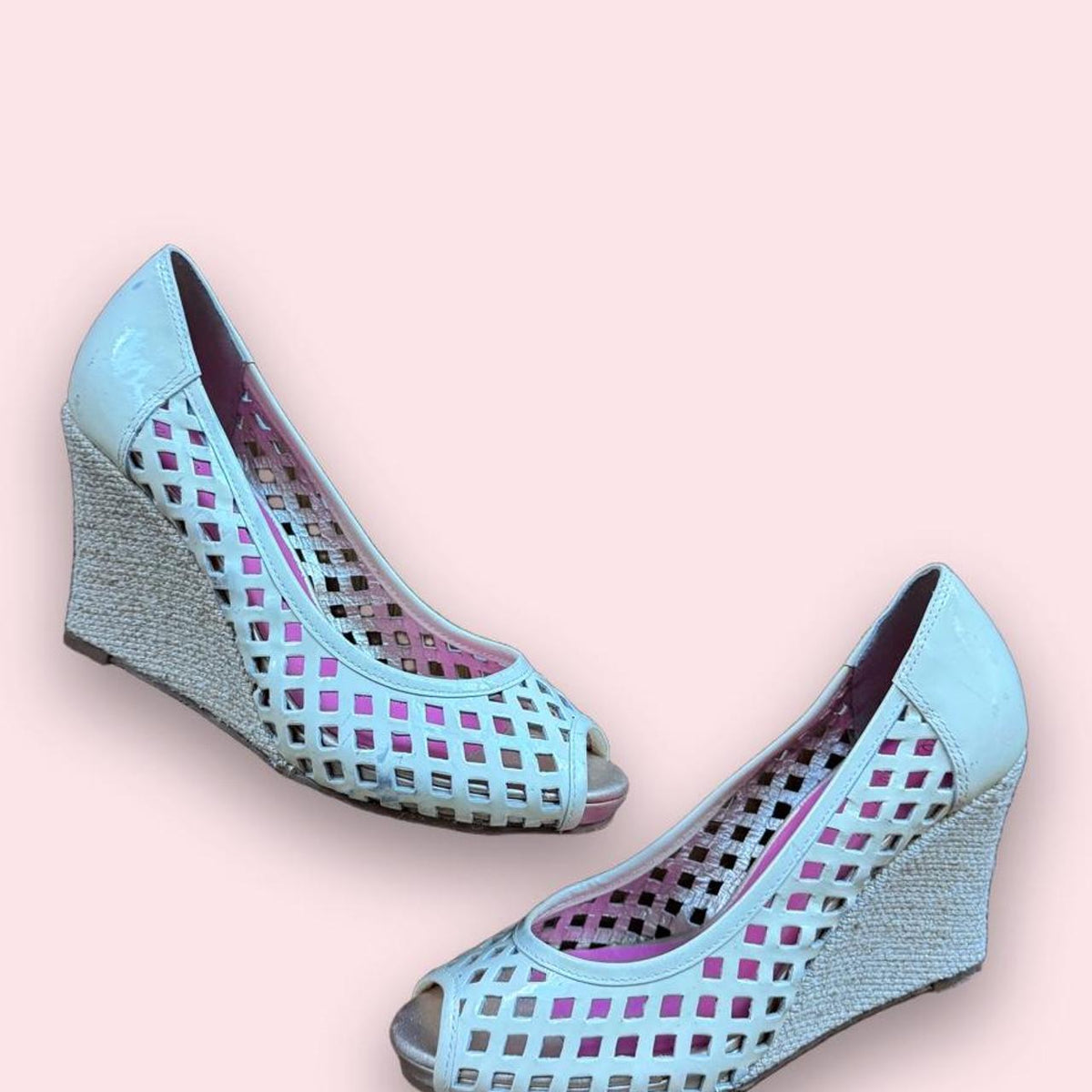 Lilly Pulitzer cutout wedges 6.5