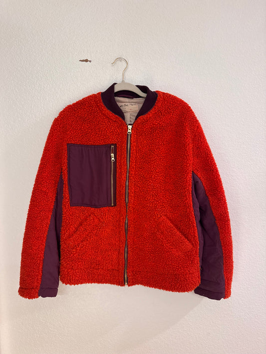 Free People We The Free sherpa fleece jacket xs