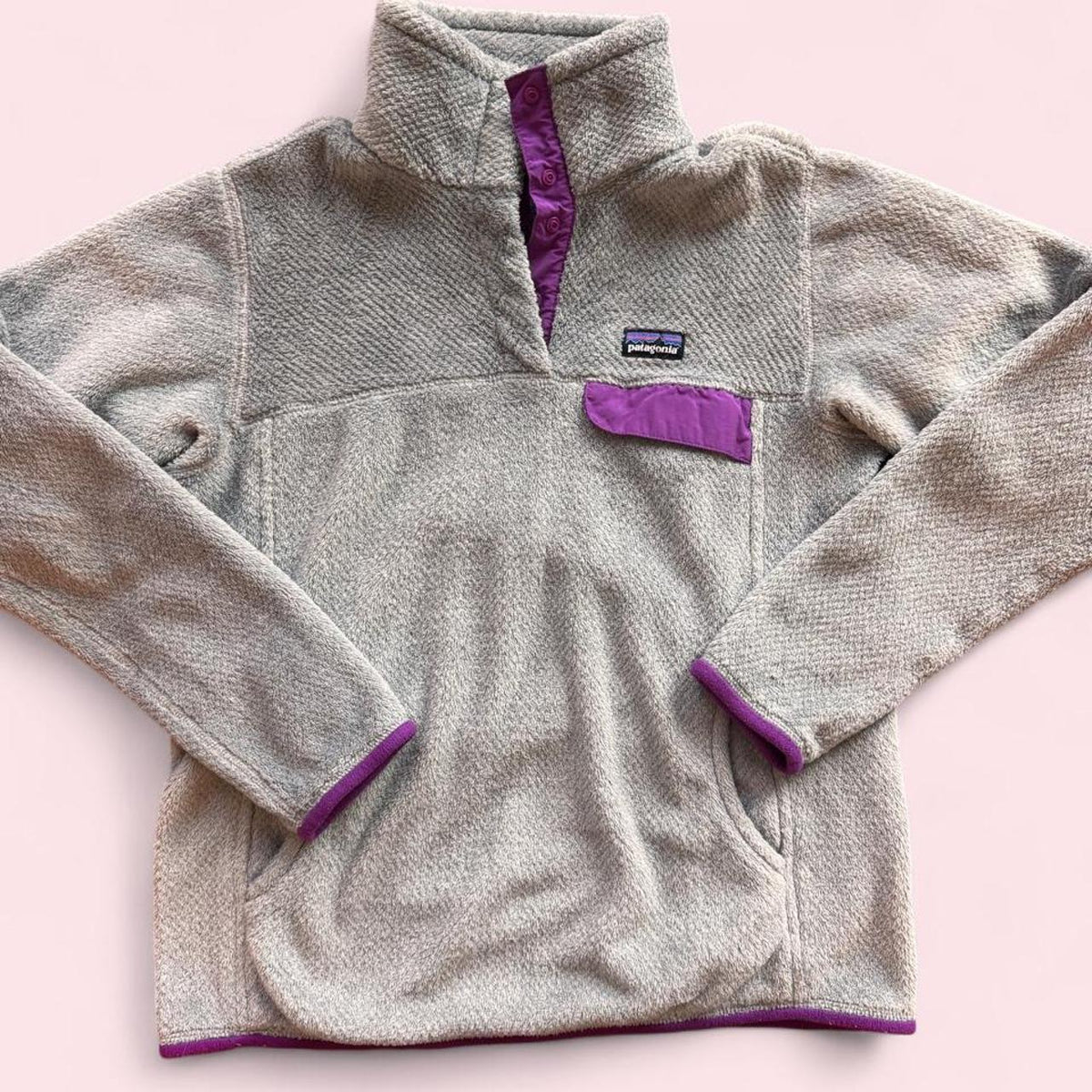 Gray Patagonia fleece m