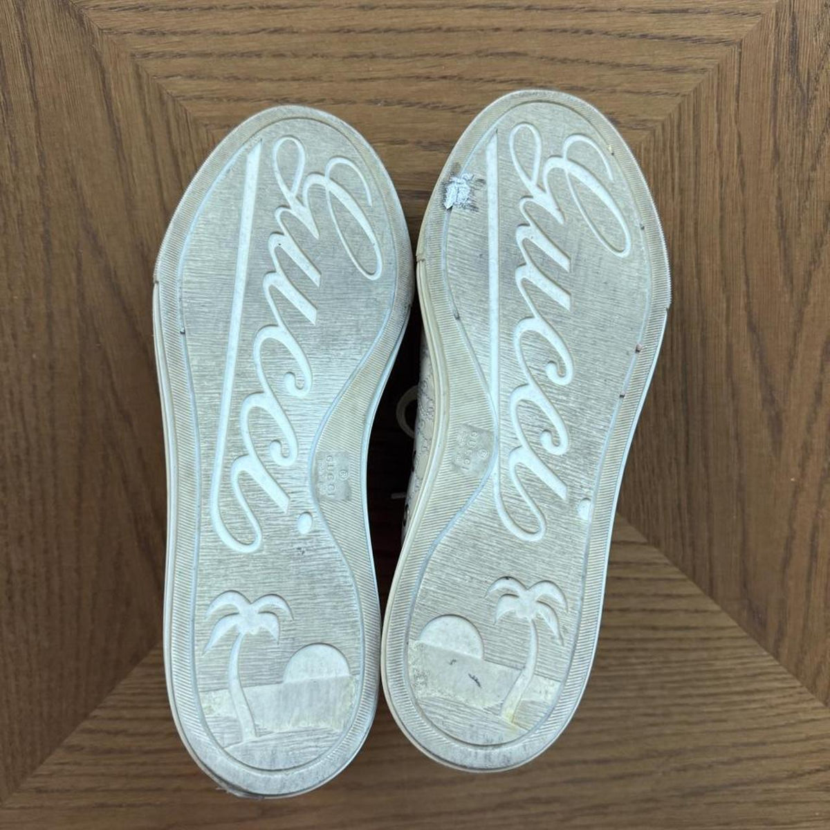 Vintage Gucci Guccissima GG Monogram High-Top Sneakers 8