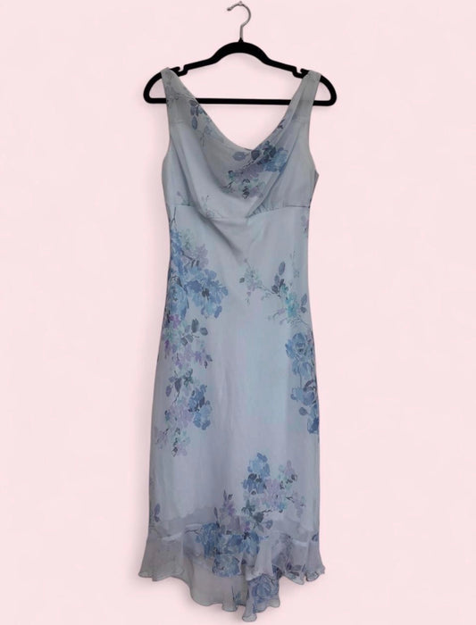 Vintage Y2K B. Smart floral slip dress M