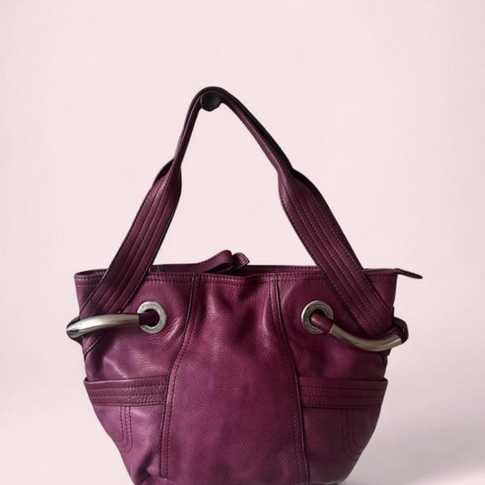 B. Makowsky leather shoulder bag