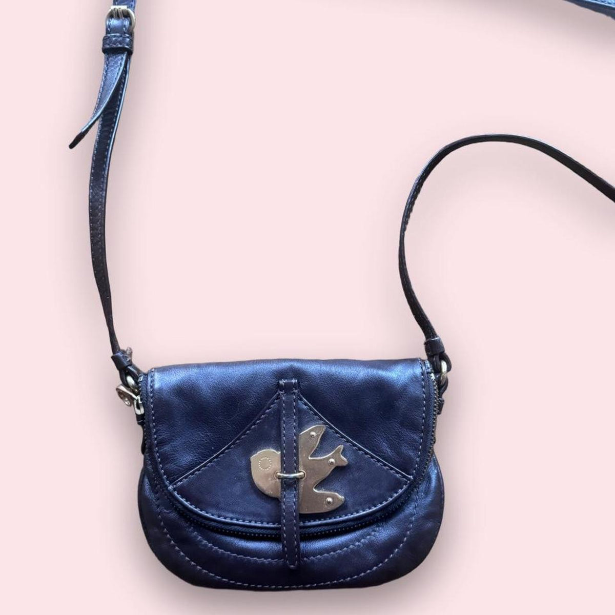 Marc by Marc Jacobs Petal to the Metal brown mini leather crossbody