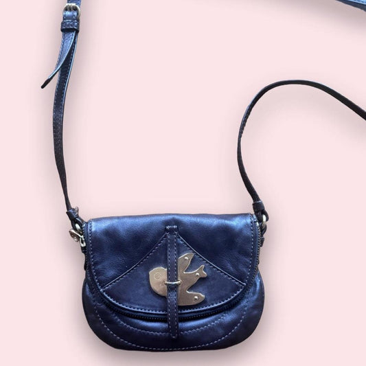 Marc by Marc Jacobs Petal to the Metal brown mini leather crossbody