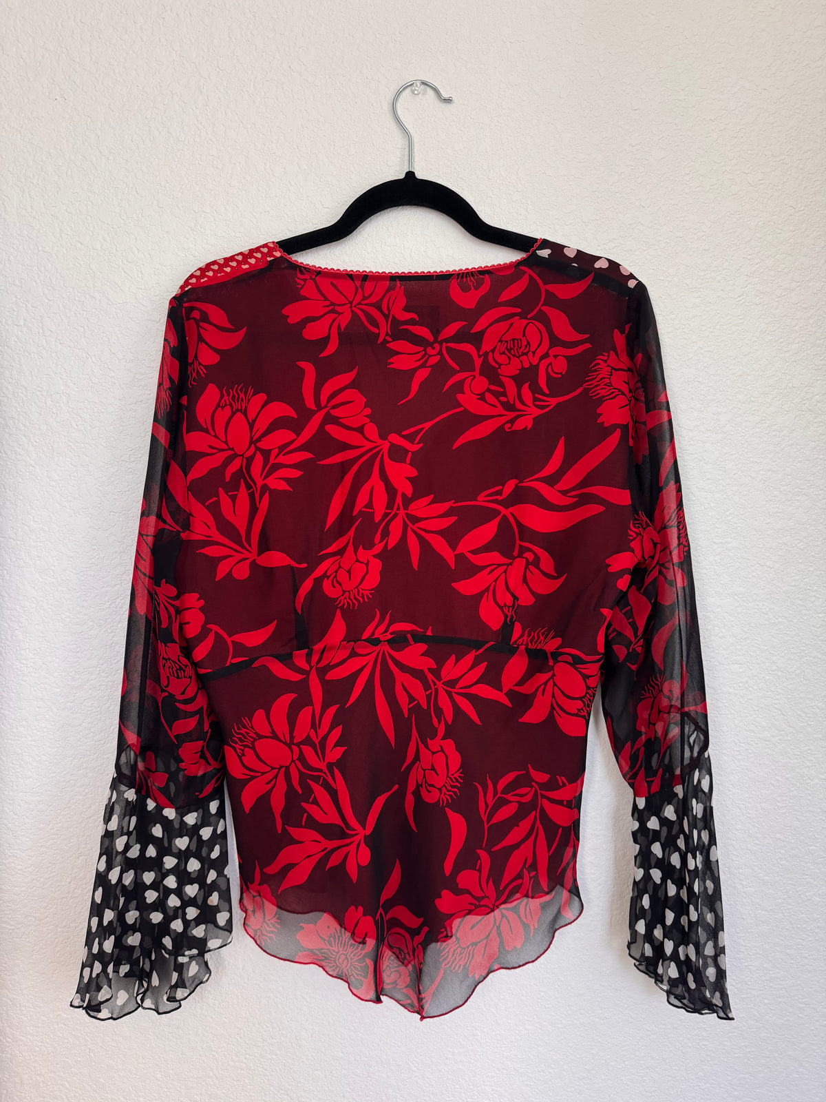 Vintage Spenser Jeremy 100% silk blouse L