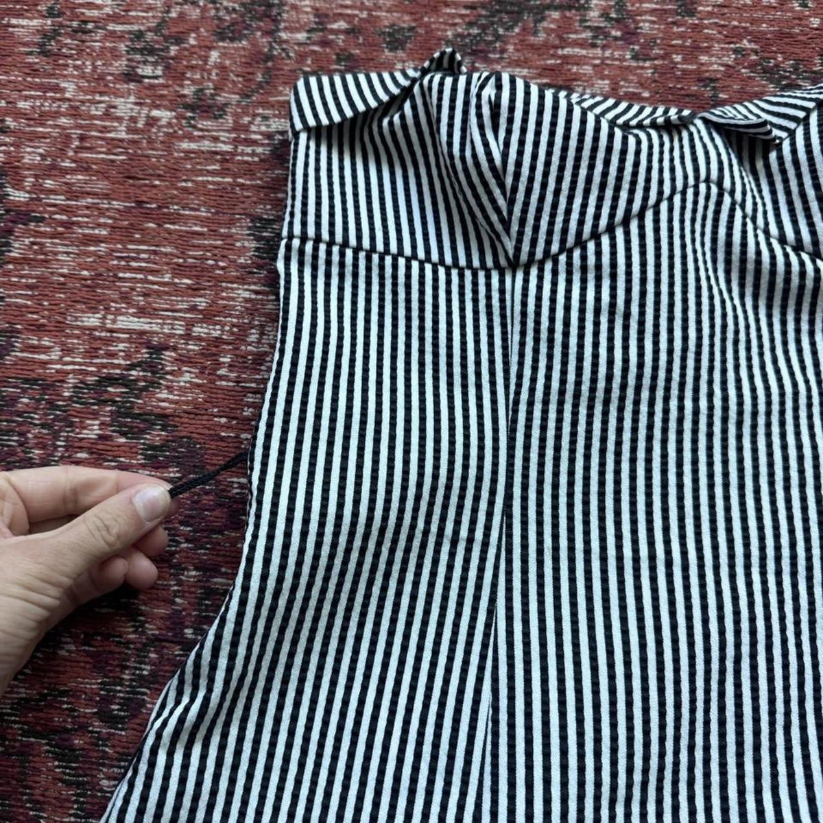 Trina Turk black & white strapless mini dress 4