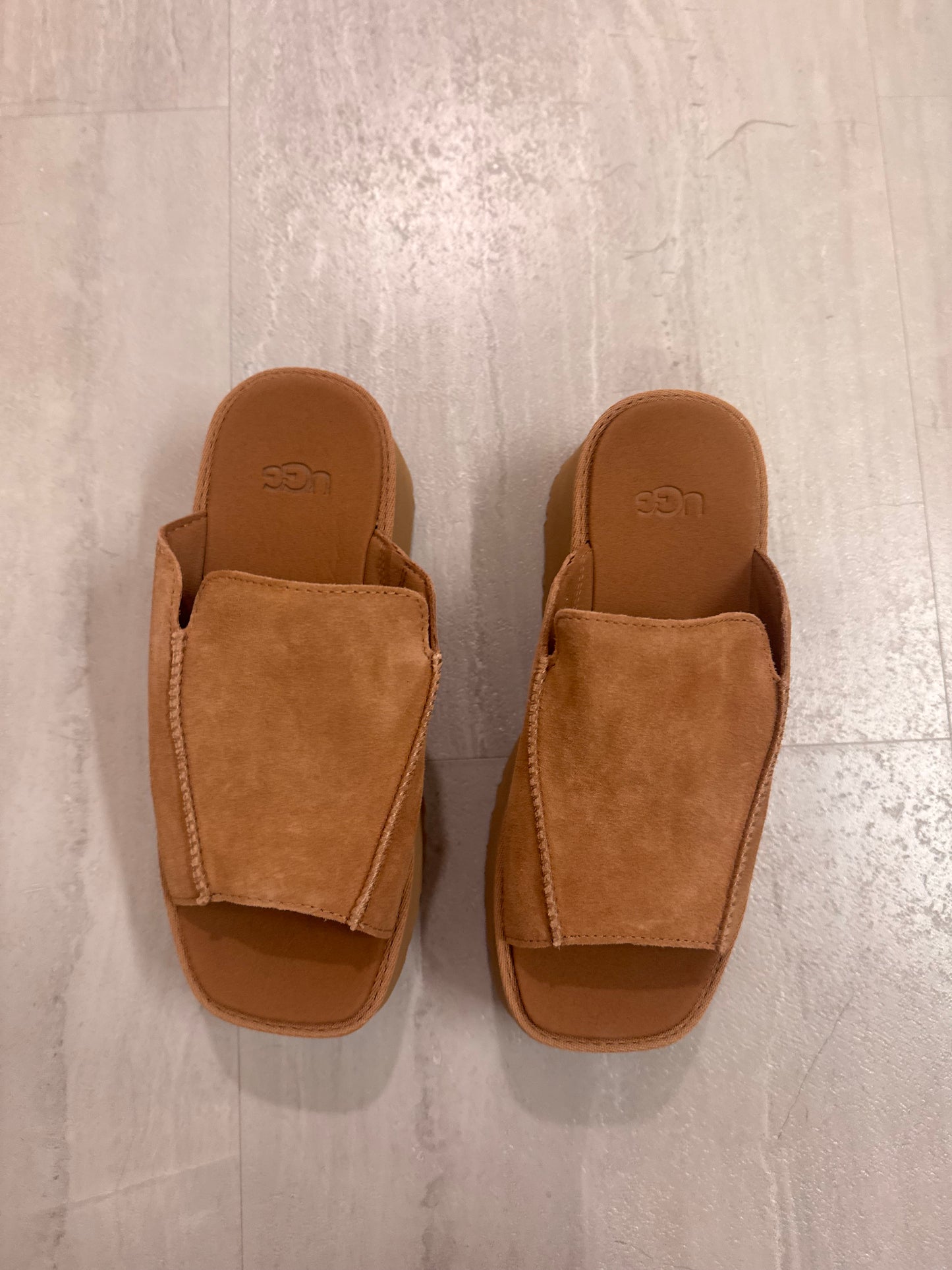 NWT in box never worn UGG New Heights platform slides 6