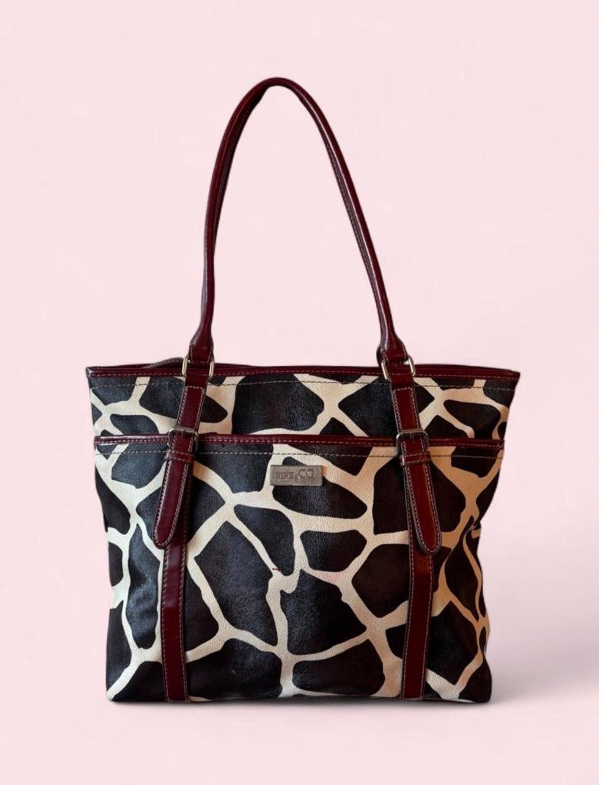 Nine West Nine & Co. cow print tote bag