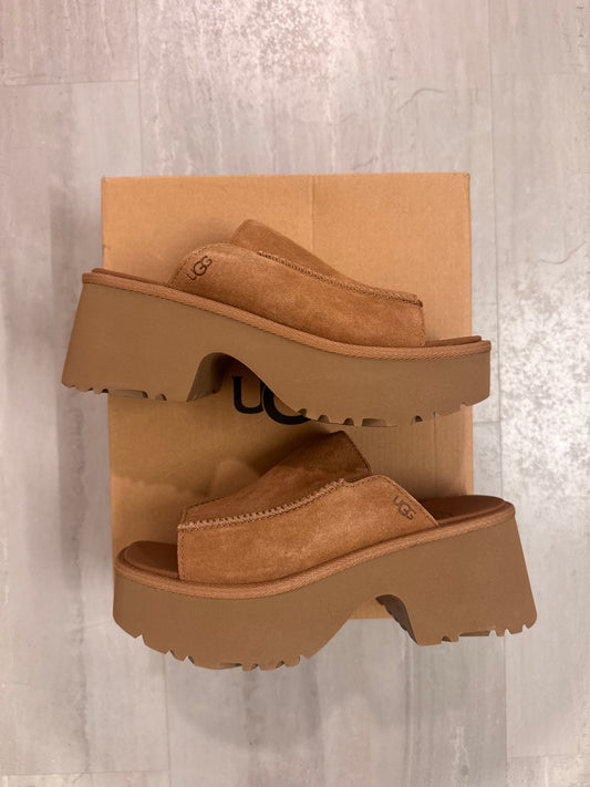 NWT in box never worn UGG New Heights platform slides 6