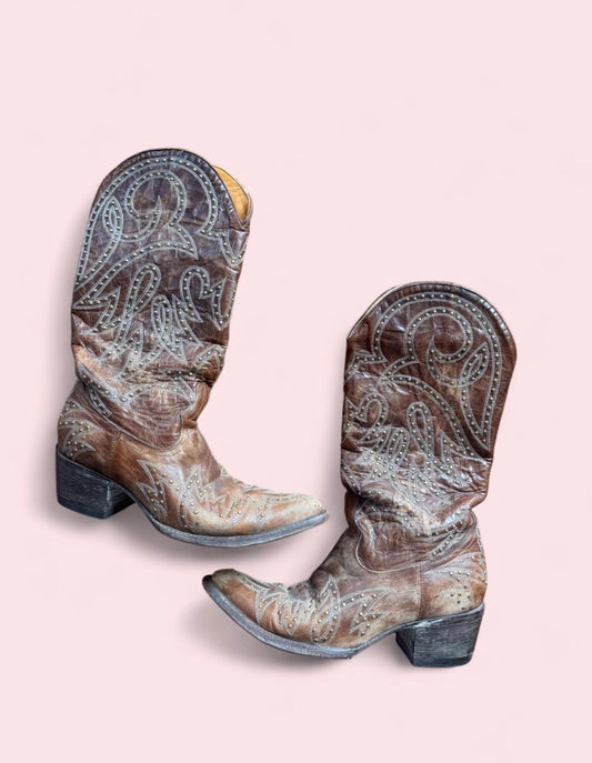 Old Gringo western cowboy boots 6.5