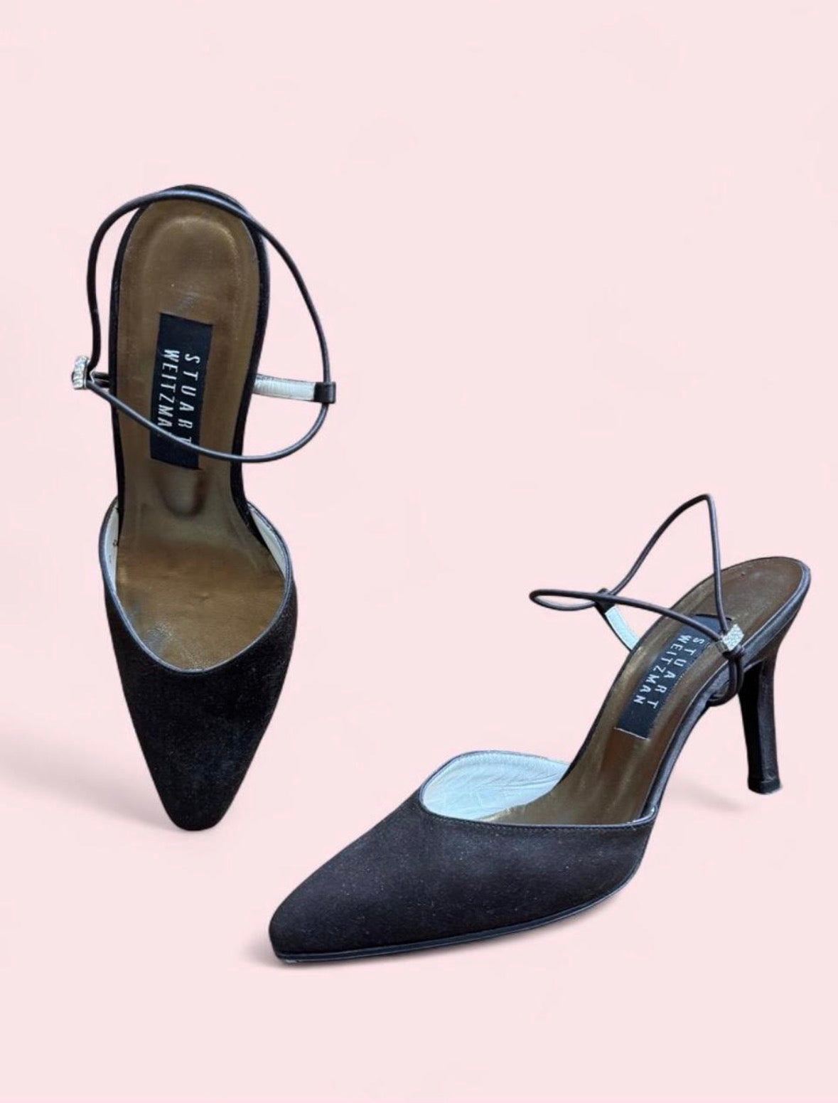 Vintage Stuart Weitzman pointed toe heels 7