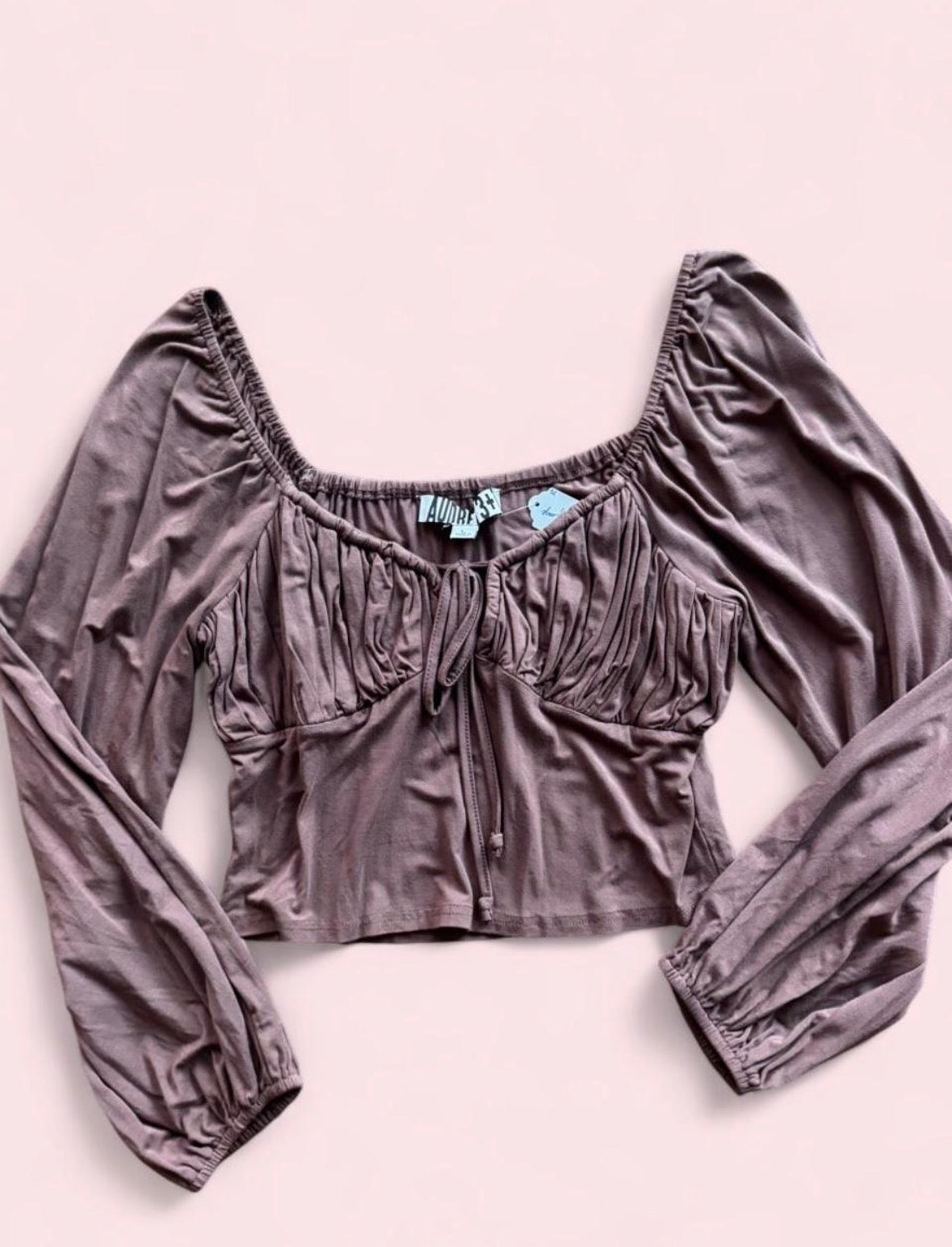 Milkmaid cropped long sleeve L