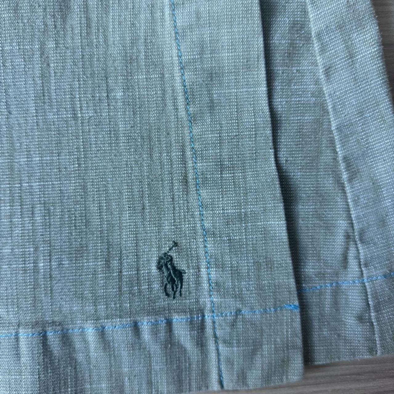 Polo Ralph Lauren green cotton wrap skirt M
