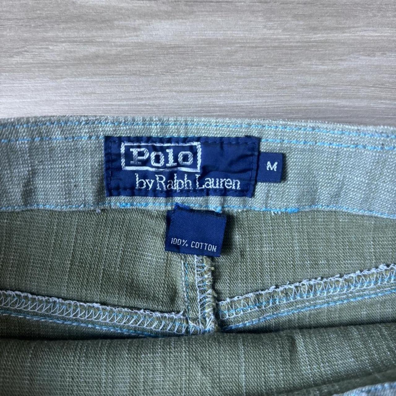 Polo Ralph Lauren green cotton wrap skirt M