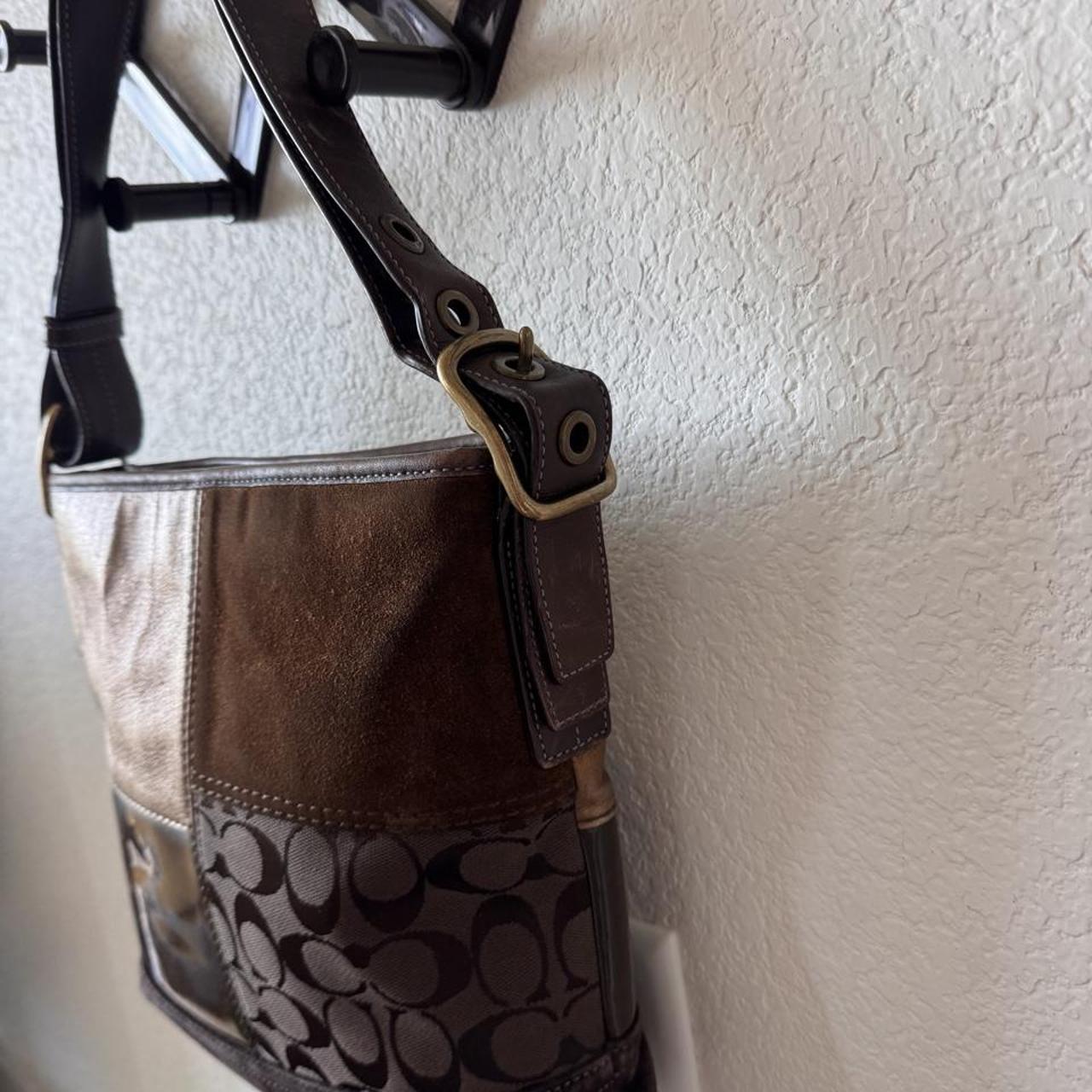 Coach patchwork shoulder bag or crossbody bag F10424