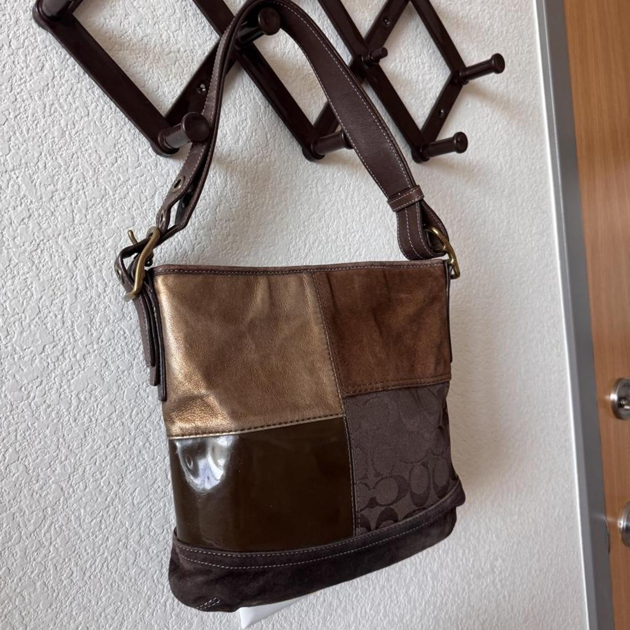 Coach patchwork shoulder bag or crossbody bag F10424