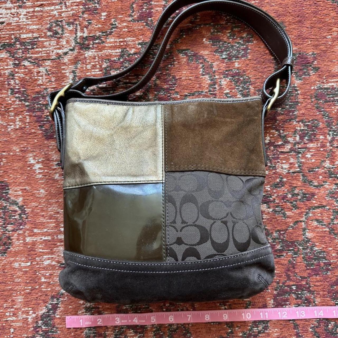 Coach patchwork shoulder bag or crossbody bag F10424
