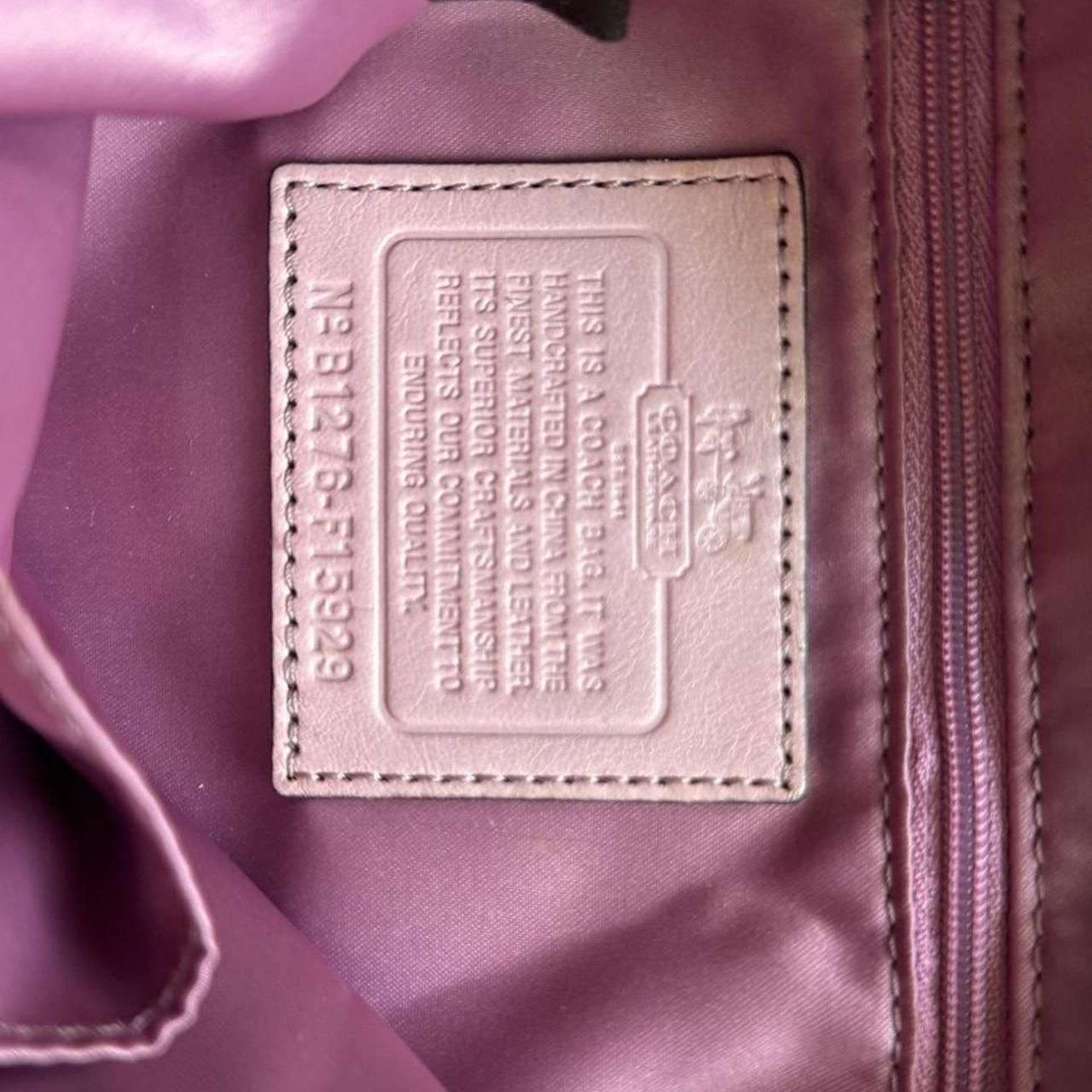 Coach y2k dotted op art hobo bag, cream and pink F15929