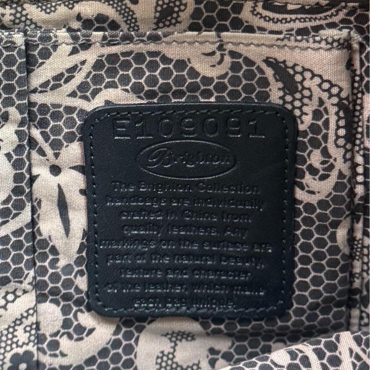 Brighton black pebbled leather shoulder bag