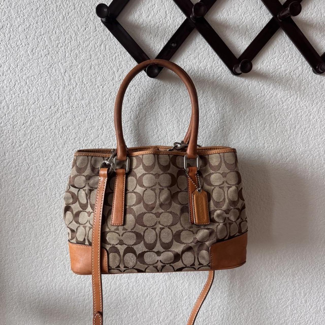 Coach signature canvas bag
