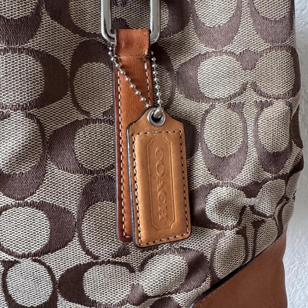 Coach signature canvas bag