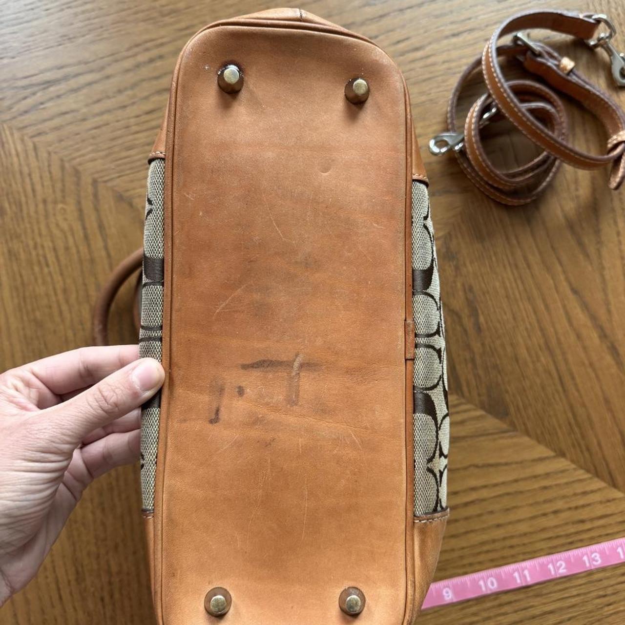 Coach signature canvas bag