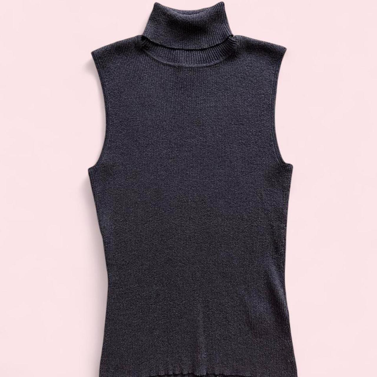 Vintage VGARD Collection sleeveless turtleneck sweater top S