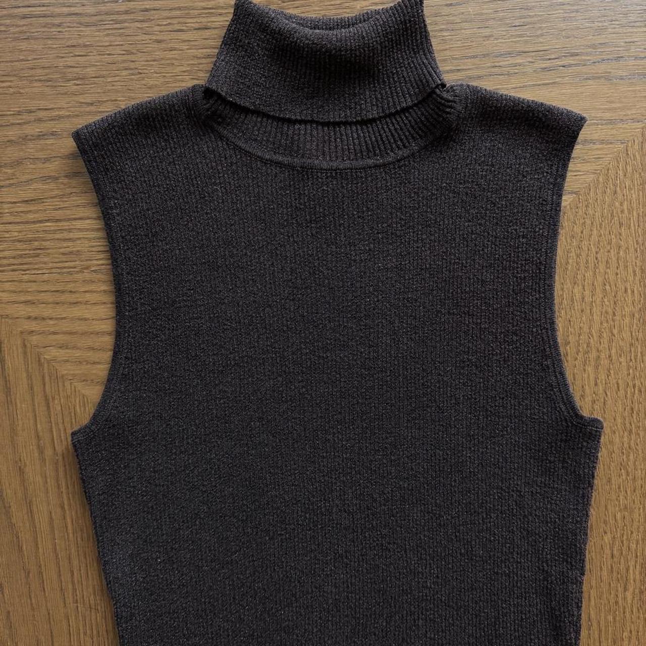 Vintage VGARD Collection sleeveless turtleneck sweater top S