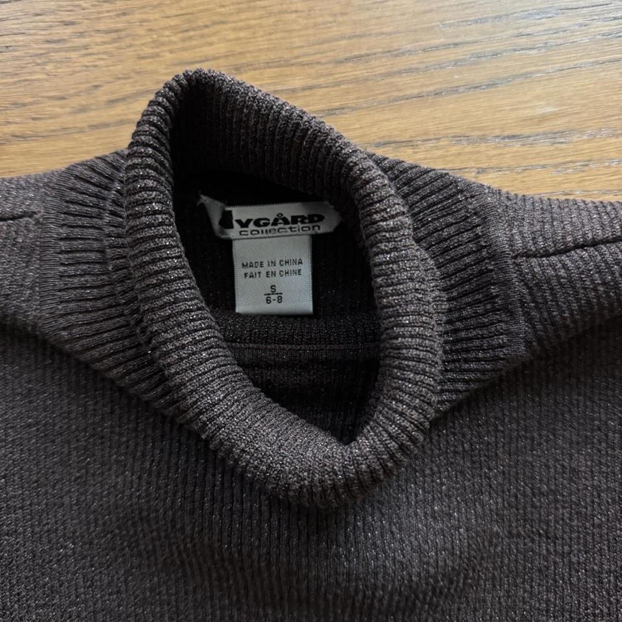 Vintage VGARD Collection sleeveless turtleneck sweater top S