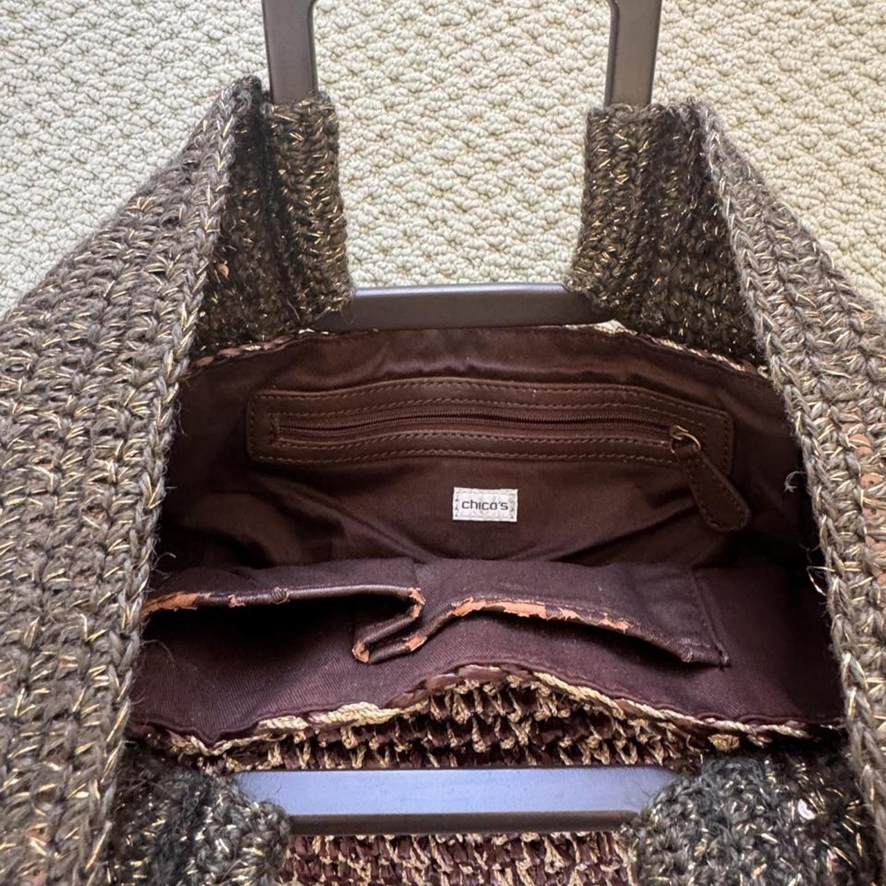 Chicos knit handbag