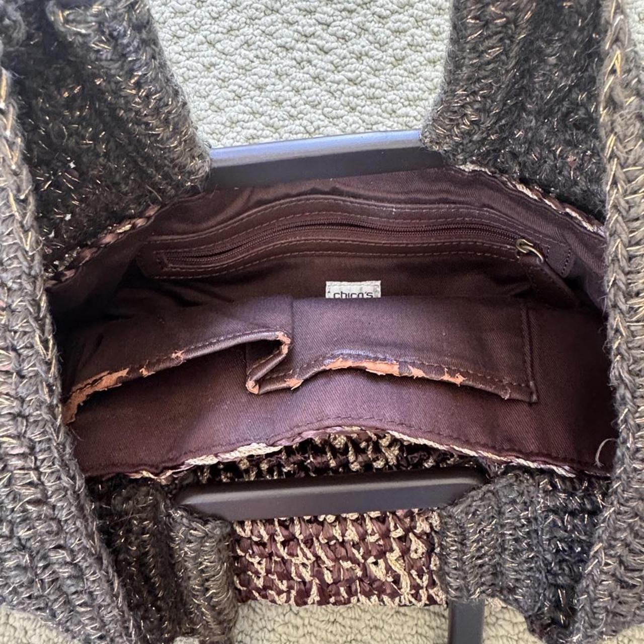 Chicos knit handbag