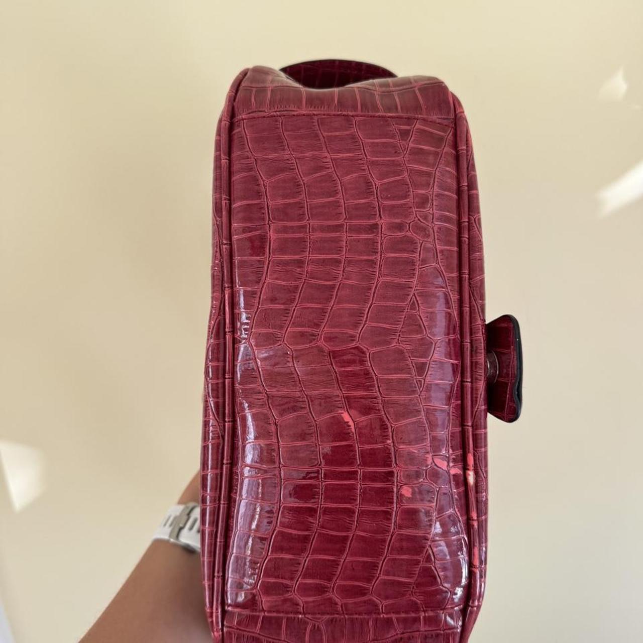 Vintage Y2K Guess croc embossed shoulder bag