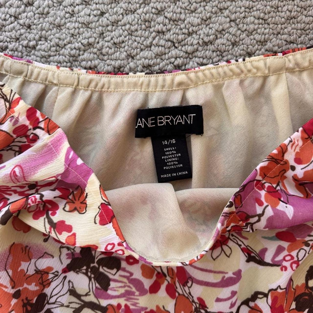 Lane Bryant floral midi skirt 14/16