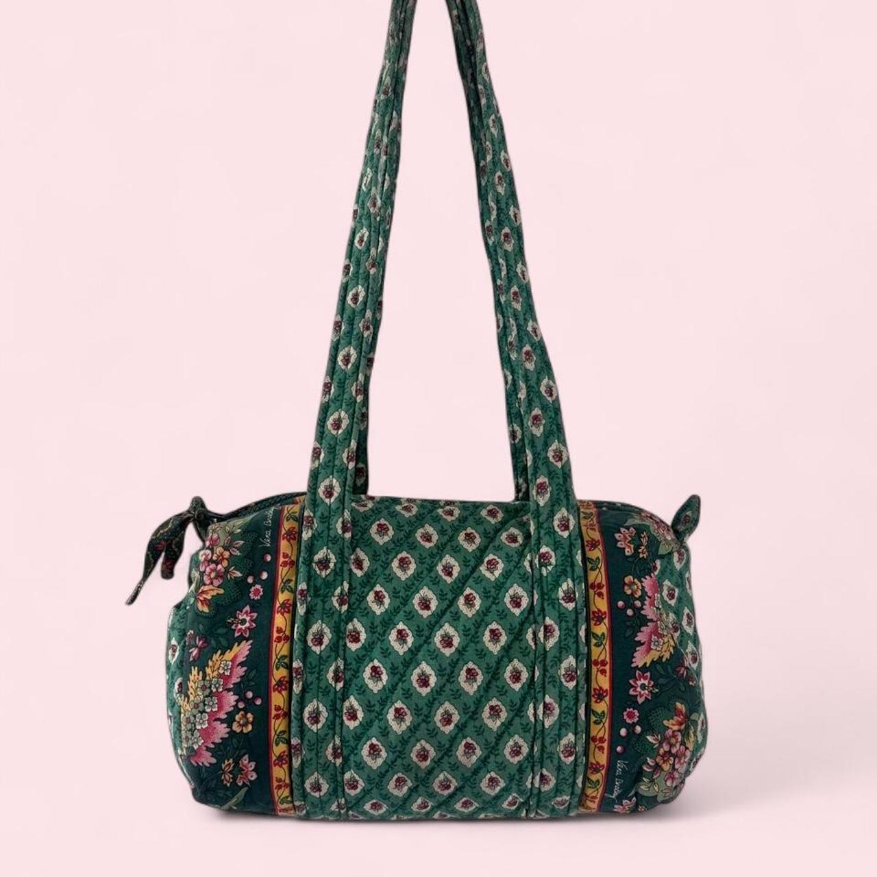 Vintage Vera Bradley quilted barrel bag