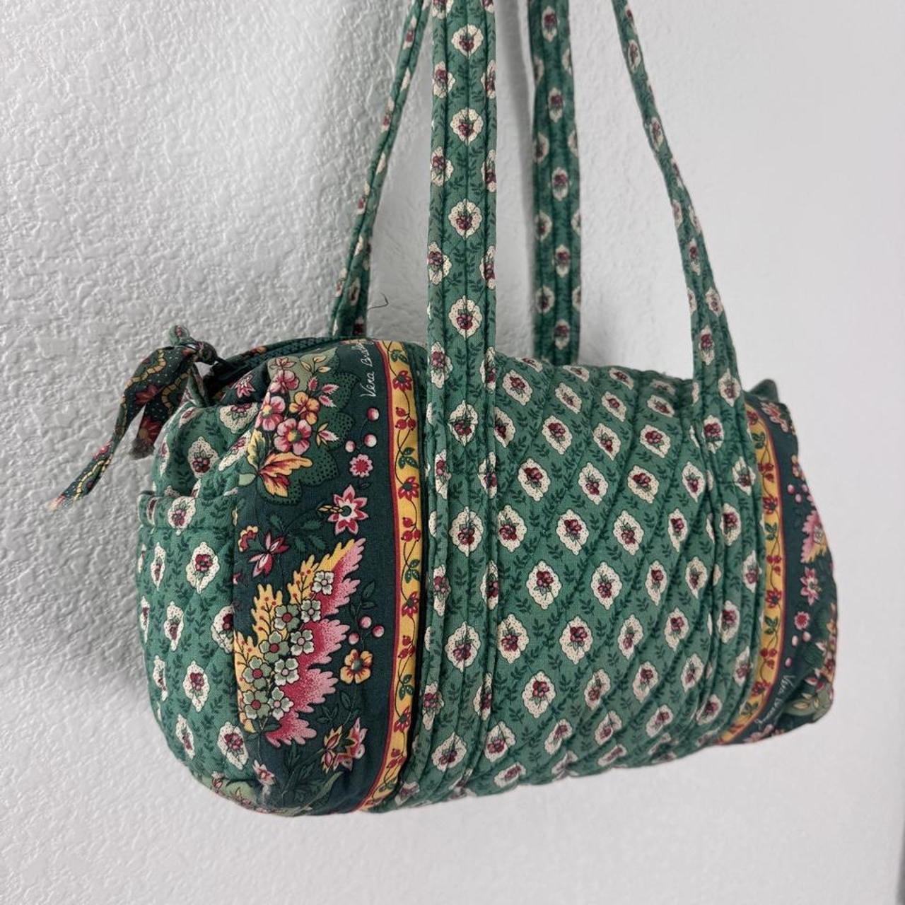 Vintage Vera Bradley quilted barrel bag