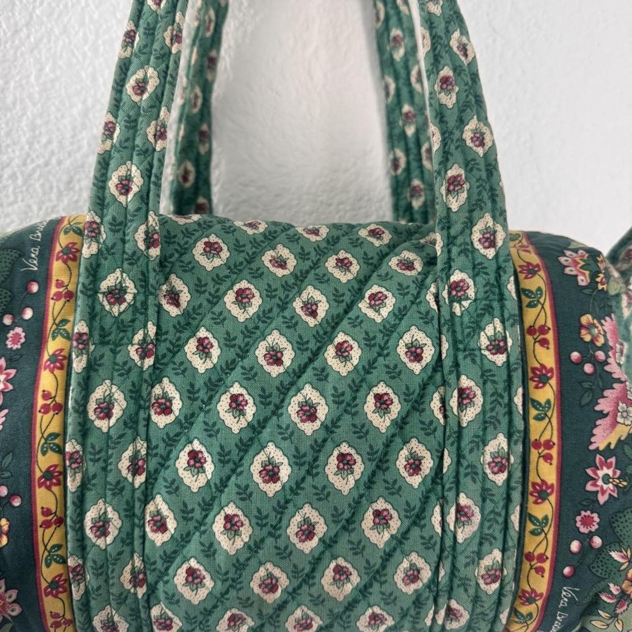 Vintage Vera Bradley quilted barrel bag