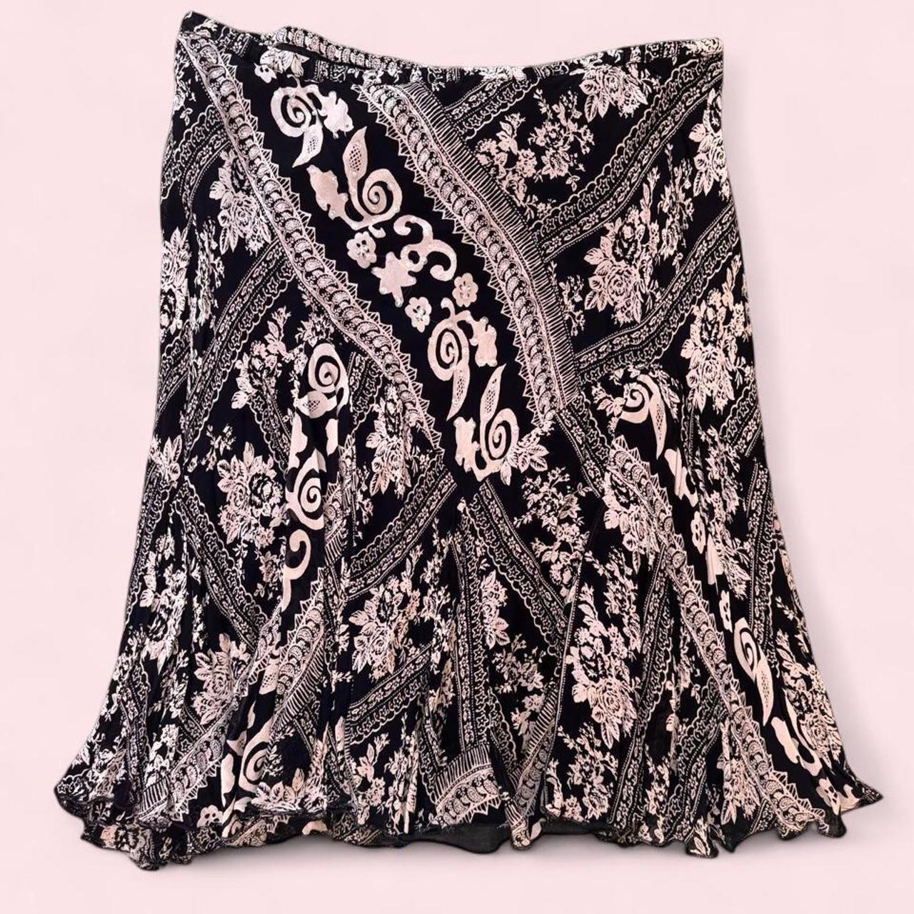 Dressbarn paisley boho skirt 1x
