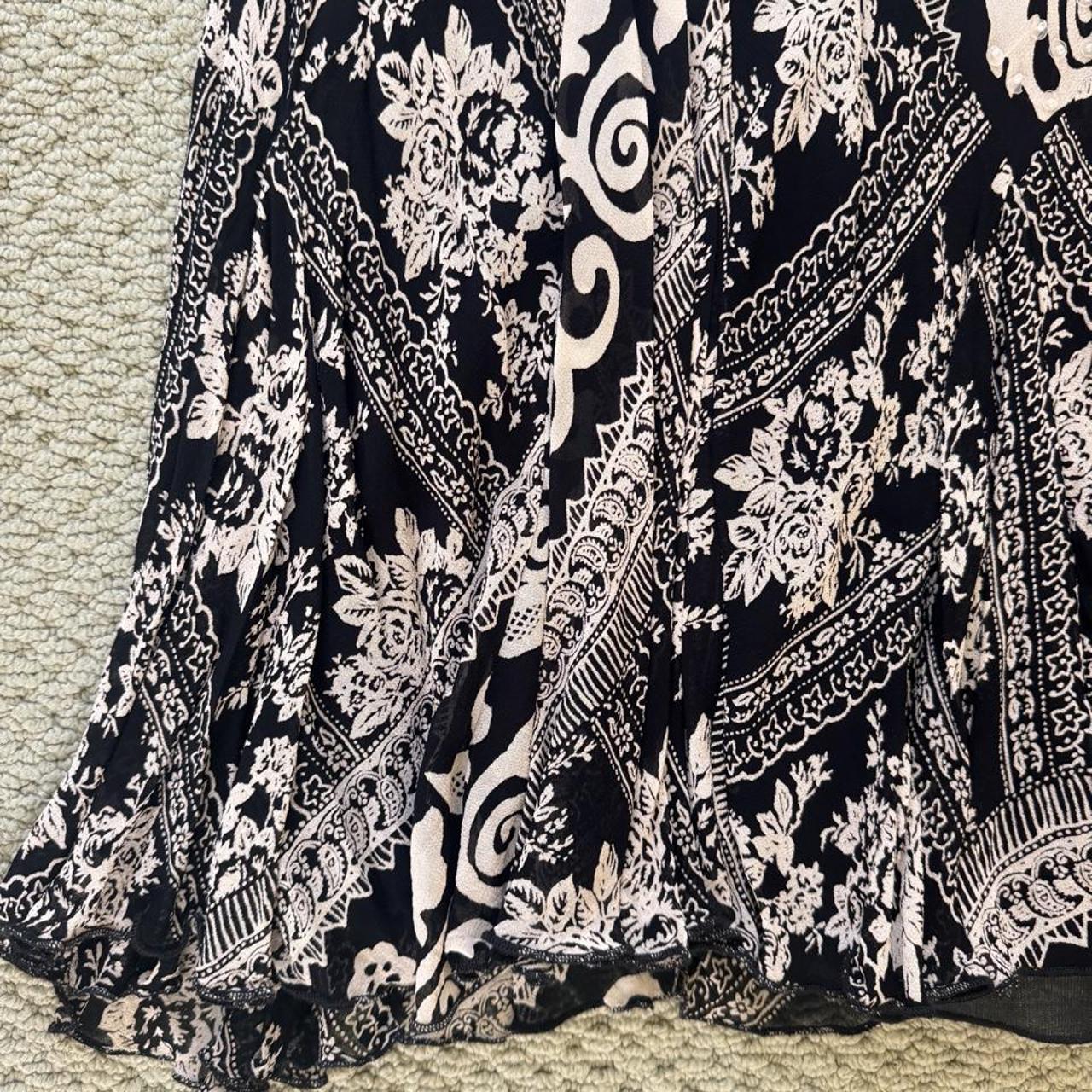 Dressbarn paisley boho skirt 1x