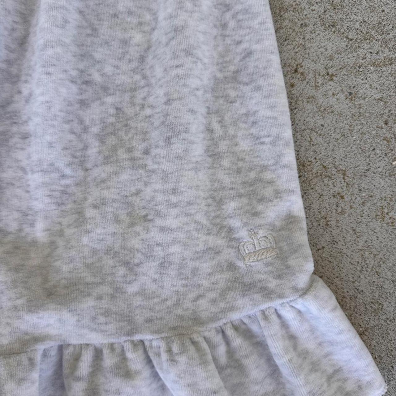 Juicy Couture smocked ruffle mini dress cover up L