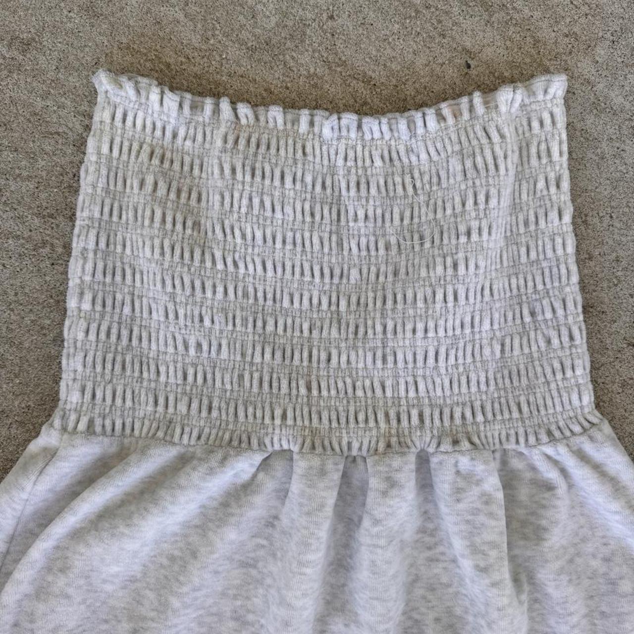 Juicy Couture smocked ruffle mini dress cover up L