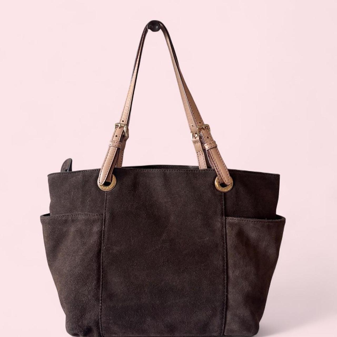 Michael Kors suede tote bag