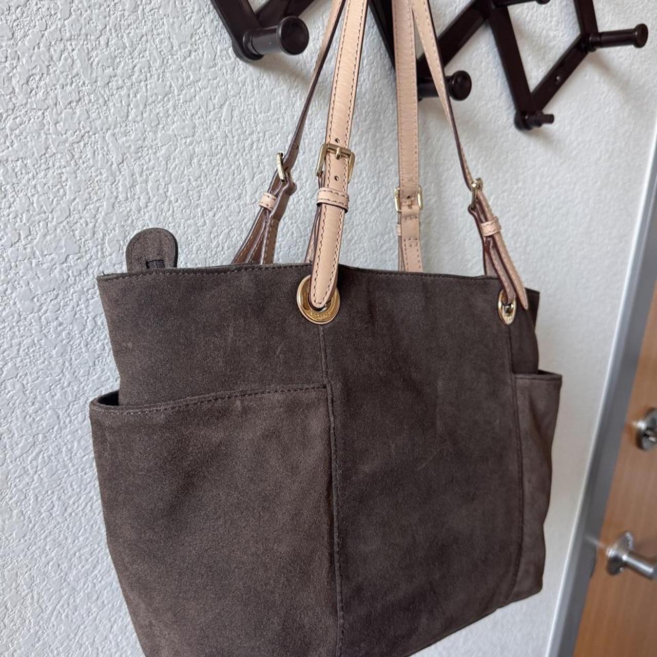 Michael Kors suede tote bag