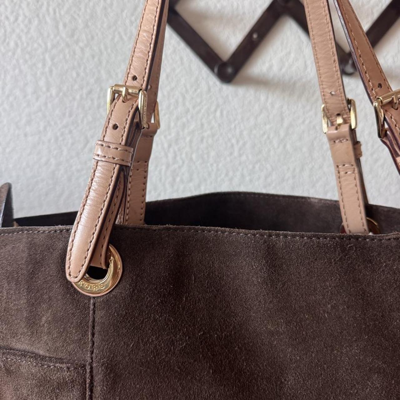 Michael Kors suede tote bag