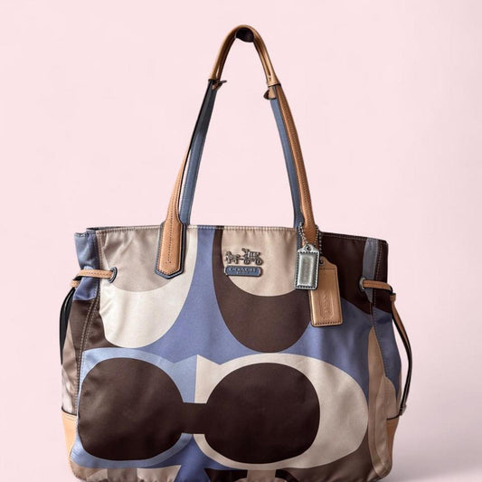 Coach Chelsea signature scarf print tote/shoulder bag 18970